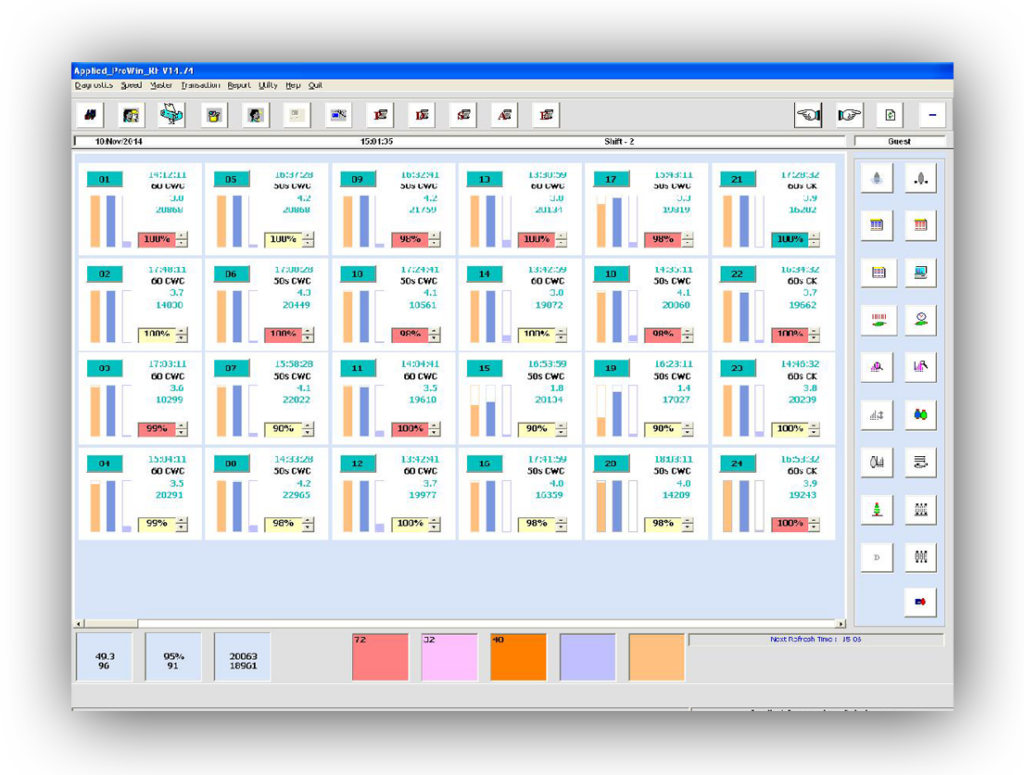 Quality Monitoring System for Yarn and Sliver